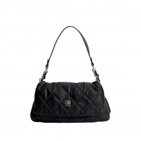 Чанта за през рамо Tommy hilfiger AW0AW18717 shoulder bag - Black (Black) чанта,за,през,рамо,всички,чанти,tommy,hilfiger,aw0aw18717,shoulder,bag,black,(black)
