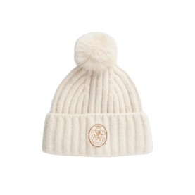 Шапка Tommy hilfiger AW0AW19330 beanie - White (Sugarcane) шапка,всички,шапки,tommy,hilfiger,aw0aw19330,beanie,white,(sugarcane)