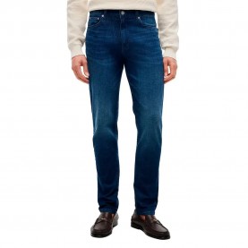 Дънки Tommy hilfiger Bleecker Gene Slim Fit jeans - Blue (Trey Indigo) дънки,мъжки,панталони,дамски,панталони,tommy,hilfiger,bleecker,gene,slim,fit,jeans,blue,(trey,indigo)