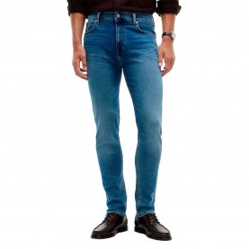 Дънки Tommy hilfiger Bleecker Slim Fit jeans - Blue (Dash Blue) дънки,мъжки,панталони,дамски,панталони,tommy,hilfiger,bleecker,slim,fit,jeans,blue,(dash,blue)