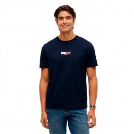 Тениска Tommy hilfiger Brand Love Small Flag short sleeve T-shirt - Blue (Desert Sky) тениска,мъжки,тениски,дамски,тениски,tommy,hilfiger,brand,love,small,flag,short,sleeve,t,shirt,blue,(desert,sky)