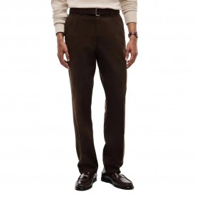 Панталони тип чино Tommy hilfiger Dover 1Plt Belt chino pants - Brown (Dark Coffee) панталони,тип,чино,мъжки,панталони,дамски,панталони,tommy,hilfiger,dover,1plt,belt,chino,pants,brown,(dark,coffee)