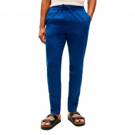 Панталони тип чино Tommy hilfiger Harlem Sorona Linen chino pants - Blue (Blue Jean) панталони,тип,чино,мъжки,панталони,дамски,панталони,tommy,hilfiger,harlem,sorona,linen,chino,pants,blue,(blue,jean)