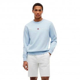 Блуза Tommy hilfiger MW0MW11596 sweatshirt - Blue (Breezy Blue) блуза,мъжки,пуловери,tommy,hilfiger,mw0mw11596,sweatshirt,blue,(breezy,blue)