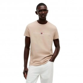Тениска Tommy hilfiger MW0MW11797 short sleeve T-shirt - Beige (Batique Khaki) тениска,мъжки,тениски,дамски,тениски,tommy,hilfiger,mw0mw11797,short,sleeve,t,shirt,beige,(batique,khaki)