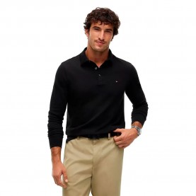 дамски,блузи,с,яка,мъжки,блузи,с,яка,tommy,hilfiger,mw0mw20182,long,sleeve,polo,black,(black)