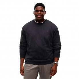 Блуза Tommy hilfiger MW0MW34104 Plus Size sweater - Grey (Dark Grey Heather) блуза,мъжки,пуловери,дамски,пуловери,tommy,hilfiger,mw0mw34104,plus,size,sweater,grey,(dark,grey,heather)