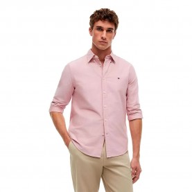 Риза с дълъг ръкав Tommy hilfiger MW0MW35774 long sleeve shirt - Pink (Medium Red) риза,с,дълъг,ръкав,дамски,ризи,мъжки,ризи,tommy,hilfiger,mw0mw35774,long,sleeve,shirt,pink,(medium,red)