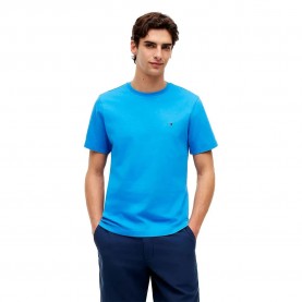 Тениска Tommy hilfiger MW0MW39995 Regular Fit short sleeve T-shirt - Blue (Blue Spell) тениска,мъжки,тениски,дамски,тениски,tommy,hilfiger,mw0mw39995,regular,fit,short,sleeve,t,shirt,blue,(blue,spell)