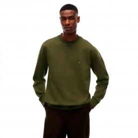 Блуза Tommy hilfiger MW0MW40000 sweatshirt - Green (Huntsman Green / Ivory Petal) блуза,мъжки,пуловери,tommy,hilfiger,mw0mw40000,sweatshirt,green,(huntsman,green,ivory,petal)