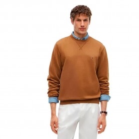 Блуза Tommy hilfiger MW0MW40000 sweatshirt - Brown (Timeless Tawny / Navy Blue) блуза,мъжки,пуловери,tommy,hilfiger,mw0mw40000,sweatshirt,brown,(timeless,tawny,navy,blue)
