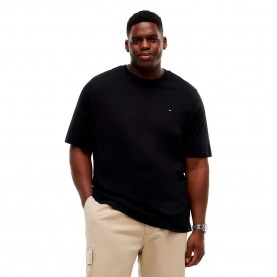 Тениска Tommy hilfiger MW0MW41233 Plus Size short sleeve T-shirt - Black (Black) тениска,мъжки,тениски,дамски,тениски,tommy,hilfiger,mw0mw41233,plus,size,short,sleeve,t,shirt,black,(black)