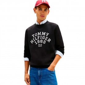 Блуза Tommy hilfiger MW0MW41426 sweatshirt - Black (Black) блуза,мъжки,пуловери,tommy,hilfiger,mw0mw41426,sweatshirt,black,(black)