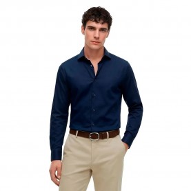 Риза с дълъг ръкав Tommy hilfiger MW0MW42779 long sleeve shirt - Blue (Navy Iris) риза,с,дълъг,ръкав,дамски,ризи,мъжки,ризи,tommy,hilfiger,mw0mw42779,long,sleeve,shirt,blue,(navy,iris)