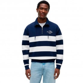 блуза,мъжки,пуловери,tommy,hilfiger,mw0mw43190,half,zip,sweatshirt,blue,(carbon,navy)