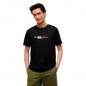 тениска,мъжки,тениски,дамски,тениски,tommy,hilfiger,mw0mw43226,short,sleeve,t,shirt,black,(black)