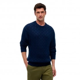 Блуза Tommy hilfiger MW0MW43261 sweater - Blue (Carbon Navy) блуза,мъжки,пуловери,дамски,пуловери,tommy,hilfiger,mw0mw43261,sweater,blue,(carbon,navy)