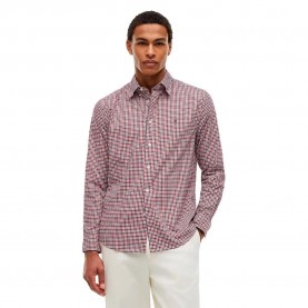 Карирана риза Tommy hilfiger MW0MW43319 long sleeve shirt - Red / Pink (Red Check 01) карирана,риза,дамски,ризи,мъжки,ризи,tommy,hilfiger,mw0mw43319,long,sleeve,shirt,red,pink,(red,check,01)