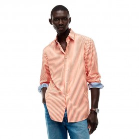 Риза с дълъг ръкав Tommy hilfiger MW0MW43524 long sleeve shirt - Orange (Brilliant Orange) риза,с,дълъг,ръкав,дамски,ризи,мъжки,ризи,tommy,hilfiger,mw0mw43524,long,sleeve,shirt,orange,(brilliant,orange)