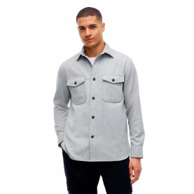 Риза с дълъг ръкав Tommy hilfiger MW0MW44603 long sleeve shirt - Grey (Light Grey Heather) риза,с,дълъг,ръкав,дамски,ризи,мъжки,ризи,tommy,hilfiger,mw0mw44603,long,sleeve,shirt,grey,(light,grey,heather)