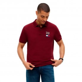 Tommy hilfiger MW0MW44647 Regular Fit short sleeve polo - Red (Foulard Burgundy) дамски,блузи,с,яка,мъжки,блузи,с,яка,tommy,hilfiger,mw0mw44647,regular,fit,short,sleeve,polo,red,(foulard,burgundy)