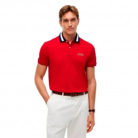 Tommy hilfiger MW0MW44665 Regular Fit short sleeve polo - Red (Medium Red) дамски,блузи,с,яка,мъжки,блузи,с,яка,tommy,hilfiger,mw0mw44665,regular,fit,short,sleeve,polo,red,(medium,red)