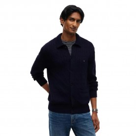 Жилетка Tommy hilfiger MW0MW44756 cardigan - Blue (Desert Sky) жилетка,мъжки,пуловери,дамски,пуловери,tommy,hilfiger,mw0mw44756,cardigan,blue,(desert,sky)