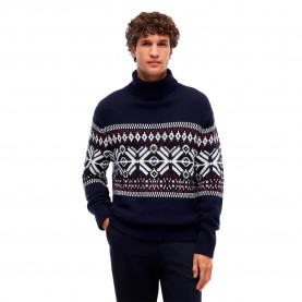 Блуза Tommy hilfiger MW0MW44814 high neck sweater - Blue (Desert Sky) блуза,мъжки,пуловери,дамски,пуловери,tommy,hilfiger,mw0mw44814,high,neck,sweater,blue,(desert,sky)