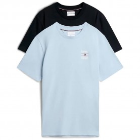 Тениска Tommy hilfiger MW0MW45091 short sleeve T-shirt 2 units - Blue (Navy / Sky Blue) тениска,мъжки,тениски,дамски,тениски,tommy,hilfiger,mw0mw45091,short,sleeve,t,shirt,2,units,blue,(navy,sky,blue)