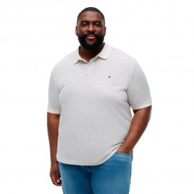 Tommy hilfiger MW0MW45130 Plus Size short sleeve polo - White (Ivory Petal) дамски,блузи,с,яка,мъжки,блузи,с,яка,tommy,hilfiger,mw0mw45130,plus,size,short,sleeve,polo,white,(ivory,petal)