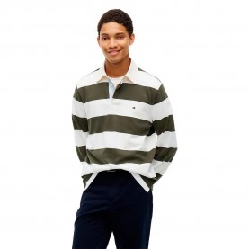 Блуза Tommy hilfiger MW0MW45692 sweatshirt - Green (Huntsman Green / Ivory Petal) блуза,мъжки,пуловери,tommy,hilfiger,mw0mw45692,sweatshirt,green,(huntsman,green,ivory,petal)