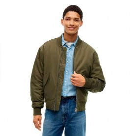 Яке Tommy hilfiger MW0MW46690 bomber jacket - Green (Huntsman Green / Ivory Petal) яке,мъжки,якета,дамски,якета,и,палта,tommy,hilfiger,mw0mw46690,bomber,jacket,green,(huntsman,green,ivory,petal)