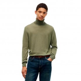 Блуза Tommy hilfiger New York MW0MW44700 high neck sweater - Green (Battle Green) блуза,мъжки,пуловери,дамски,пуловери,tommy,hilfiger,new,york,mw0mw44700,high,neck,sweater,green,(battle,green)