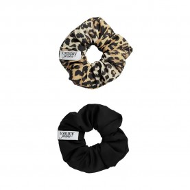 други,аксесоари,tommy,hilfiger,set,aw0aw18988,hair,tie,brown,black,(cheetah)