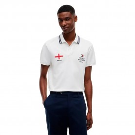 Tommy hilfiger Standard Country England Regular Fit short sleeve polo - White (White) дамски,блузи,с,яка,мъжки,блузи,с,яка,tommy,hilfiger,standard,country,england,regular,fit,short,sleeve,polo,white,(white)