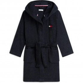 Tommy hilfiger UK0UK00107 junior bathrobe - Blue (Navy Blue) хавлии,tommy,hilfiger,uk0uk00107,junior,bathrobe,blue,(navy,blue)