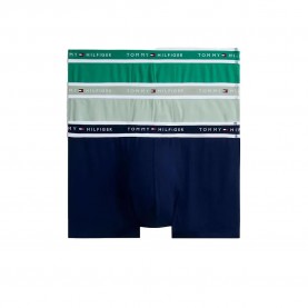 Боксерки Tommy hilfiger UM0UM03981 Trunk boxers 3 units - Multicolor (Carbon Navy / Alaska Green / Minty Grey) боксерки,мъжко,бельо,tommy,hilfiger,um0um03981,trunk,boxers,3,units,multicolor,(carbon,navy,alaska,green,minty,grey)