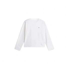 Тениска Tommy hilfiger UW0UW06593 long sleeve pyjama T-shirt - White (Ecru) тениска,дамски,пижами,tommy,hilfiger,uw0uw06593,long,sleeve,pyjama,t,shirt,white,(ecru)