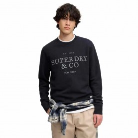 Блуза Superdry 1954 Company Relaxed sweatshirt - Blue (Dark Navy) блуза,мъжки,пуловери,superdry,1954,company,relaxed,sweatshirt,blue,(dark,navy)