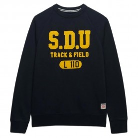 Блуза Superdry Ath Felt Applique Relaxed Crew sweatshirt - Blue (Eclipse Navy) блуза,мъжки,пуловери,superdry,ath,felt,applique,relaxed,crew,sweatshirt,blue,(eclipse,navy)