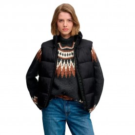 Елек Superdry Borg Lined vest - Black (Black) елек,дамски,жилетки,superdry,borg,lined,vest,black,(black)