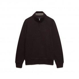 блуза,мъжки,пуловери,superdry,essential,serif,logo,half,zip,sweatshirt,black,(heritage,port,marl)