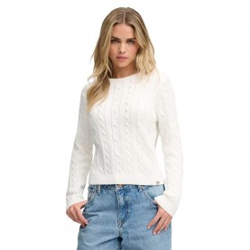 Блуза Superdry Essentials SD&CO Cable Jumper sweater - White (Ecru) блуза,мъжки,пуловери,дамски,пуловери,superdry,essentials,sd&co,cable,jumper,sweater,white,(ecru)