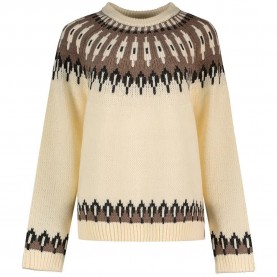 блуза,мъжки,пуловери,дамски,пуловери,superdry,fairisle,crew,jumper,sweater,yellow,(ecru,marl)