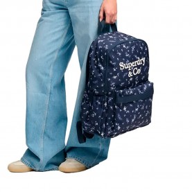 Раница Superdry Heritage Aop 16L Woman Backpack - Blue (Primrose Navy Floral) раница,раници,superdry,heritage,aop,16l,woman,backpack,blue,(primrose,navy,floral)