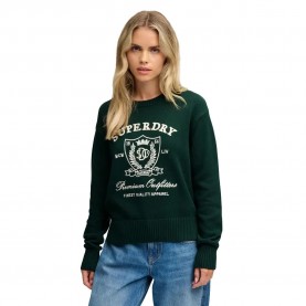 блуза,мъжки,пуловери,дамски,пуловери,superdry,heritage,graphic,jumper,sweater,green,(enamel,green)
