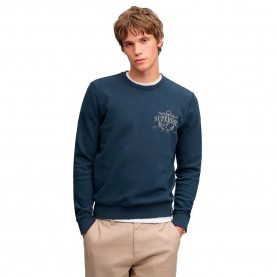блуза,мъжки,пуловери,superdry,mercantile,crew,sweatshirt,blue,(eclipse,navy)