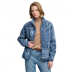 Поларена блуза Superdry Outdoor Printed Fleece full zip sweatshirt - Blue (Alisso Aztec Blue AOP) поларена,блуза,дамски,блузи,superdry,outdoor,printed,fleece,full,zip,sweatshirt,blue,(alisso,aztec,blue,aop)