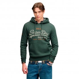 суичър,мъжки,пуловери,superdry,vintage,logo,heritage,relaxed,hoodie,green,(denver,green,marl)