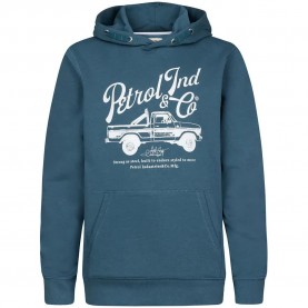Суичър Petrol industries B-3060-SWH866 hoodie - Blue (Storm Blue) суичър,детски,блузи,petrol,industries,b,3060,swh866,hoodie,blue,(storm,blue)